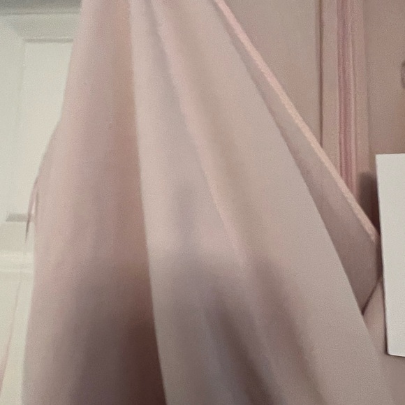 NEW HARLYN Anthropologie PALE PINK Twist Detail SLEEVELESS Evening Dress GOWN S - Picture 7 of 10